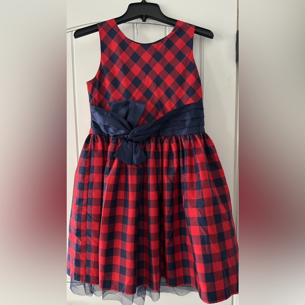 Cat and Jack girls Christmas dress size XL  14/16 y old